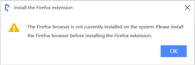 Confirm to Install Extension